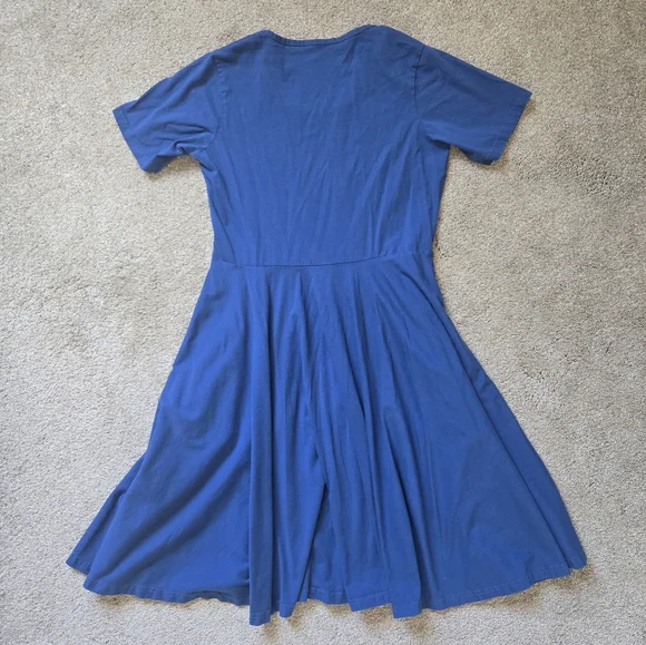 Svaha Navy Blue Twirl Dress Size M - Picture 6 of 10
